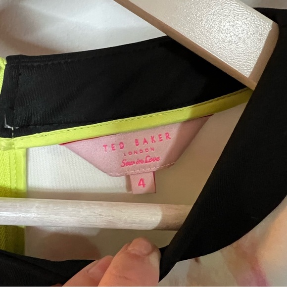 Ted Baker London Jeneyy Electric Daydream Dress 4 / 12 - Picture 6 of 10